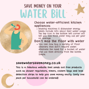 Save money on your water bill