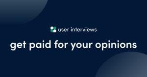 user interviews